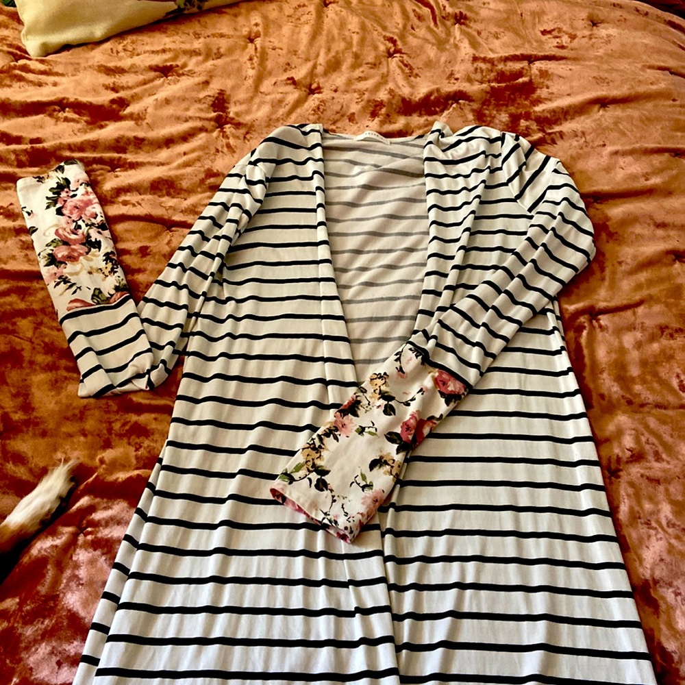 Striped kimono